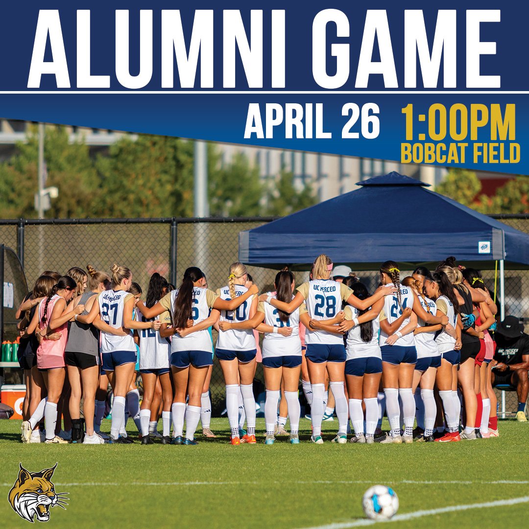 UCMercedWSOC's tweet image. Join us for our alumni game on April 26th!