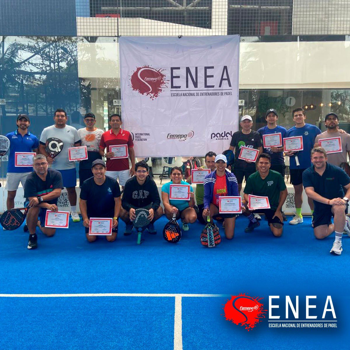 📑 ENEA MÓDULO II VERACRUZ
.
🎾 Escuela nacional de entrenadores de pádel (ENEA)

🙌🏻 Muchas gracias a todos los maestros por la confianza y el amor a este gran deporte
✨Muchas gracias a nuestro club sede <a href="/grand/">sav</a>.padel y coach @rafa_romeroher por excelente hospitalidad.