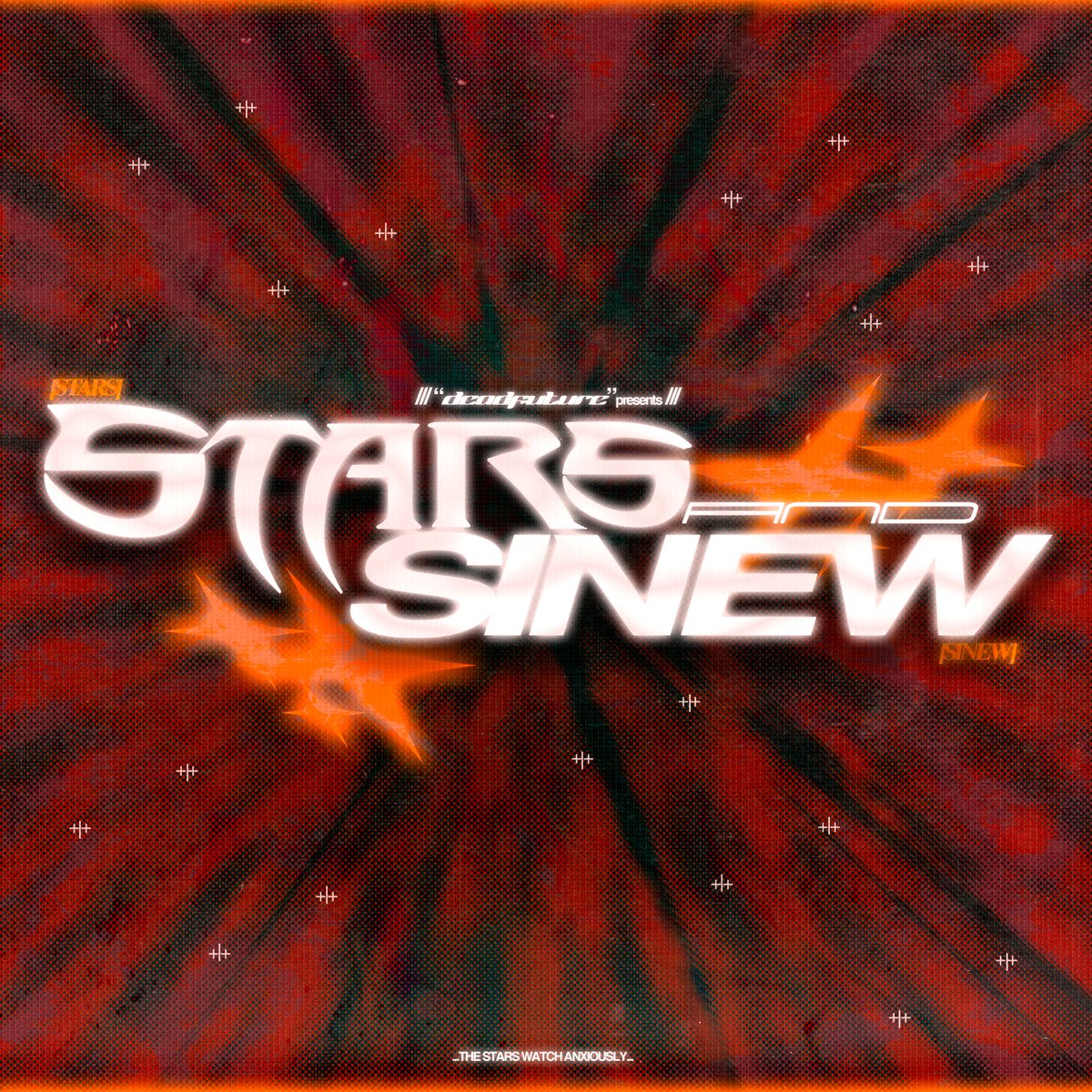 Just finished the art for my next tune. Been messing around in Photoshop again. I've been really back in love with late 90s/early 2000s edge in games, trailers, movies art, etc.

STARS &amp; SINEW OUT 3/7