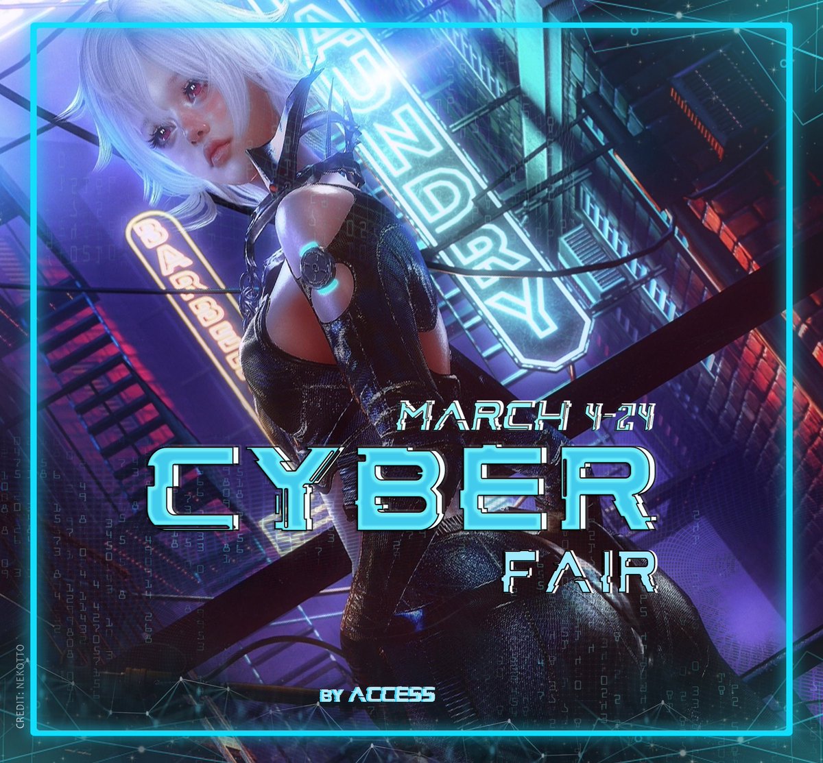 accessevent_sl's tweet photo. ◥◣◥◣◥◣◥◣◥◣◥◣◥◣◥◣◥◣
CYBER Fair by ACCESS
 ◥March 4-24, 2025◣
https://t.co/1tWhD64Ia1
◥◣◥◣◥◣◥◣◥◣◥◣◥◣◥◣◥◣

#secondlife #accessevent #cyberfairsl https://t.co/wxkA6e4GQg