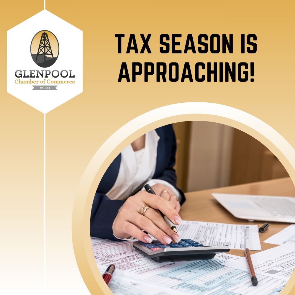 Tax season is approaching! 🗓️ Need help? Your Glenpool Chamber members are ready to make sure you find some of the best help possible. Reach out if you need a hand!

glenpoolchamber.org