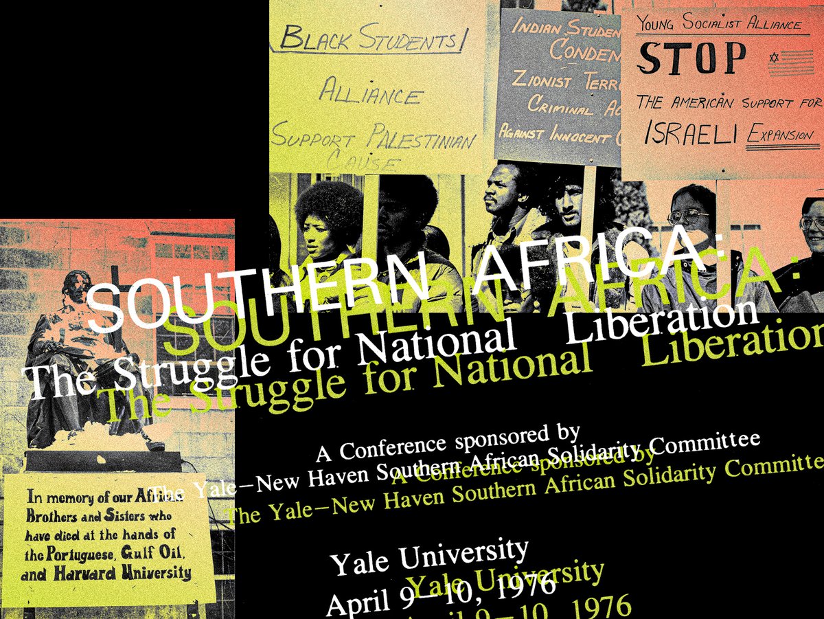 lindsayballant's tweet image. Since my previous employer shuttered us after the election, I can post these collages I did for an unpublished piece that tied the Gaza campus protests to the history of Liberation and anti-imperialist movements with the Civil Rights and Black Lives Matter movements in the U.S.
