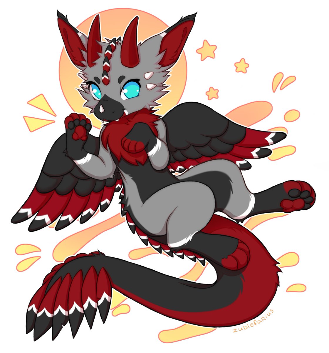 A very adorable lil dutchie!! I love this species so much.. well, who doesn't? ^^
Commission for Floof_Muffel :)

#furry #furryart #dutchangeldragon