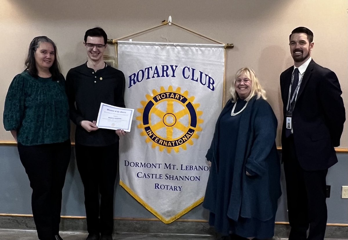 Congratulations to Ben Dougherty, MTLHS’ ⁦<a href="/dmtlcsrotary/">D-MtL-CS Rotary</a>⁩ Student of the Month (February 2025)…an intelligent, musically talented, and service oriented individual (who also recently earned his Eagle Scout rank!) with an extremely bright future!  ⁦<a href="/jthompsonmtlsd/">Joel Thompson</a>⁩