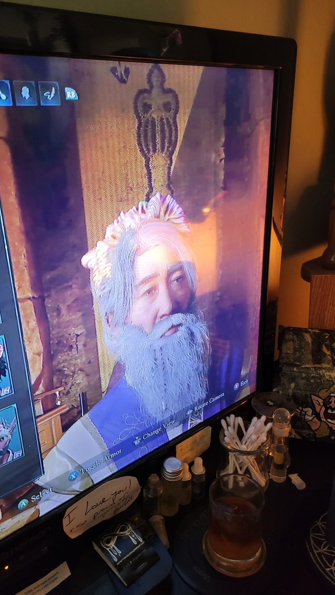 HomicidalHugz's tweet photo. The Avowed Character creation is such gross slop. We turned it off at Character creation. #Avowed #avowedthegame #slop #gamerant https://t.co/SOUZsEH1YI