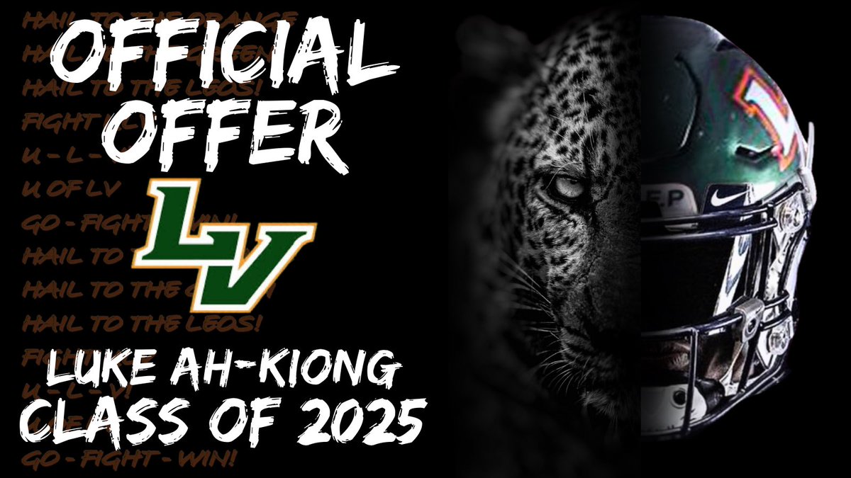 All Praise To the Most High 🙌🏼 I am blessed to receive an Offer to the University of La Verne 🏆

Thank you to Coach 

<a href="/Coach_Kaipo50/">Kaipo Barnes</a>
<a href="/CoachJ671/">Justin “Coach J” Fejeran</a>
<a href="/Coach1Fernandez/">Julius Fernandez</a>
<a href="/CoachJPRoberts/">Coach John Roberts</a>
<a href="/C0achAdams/">Coach Adams</a>
<a href="/ulv_football/">La Verne Leopards Football</a>