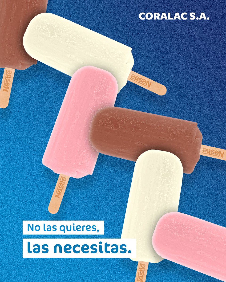 Comenta 🍦 si deseas ahora mismo una paleta de Línea Azul.

Nosotros no podemos decidirnos entre fresa, chocolate y vainilla.

#LíneaAzul #CoralacSA