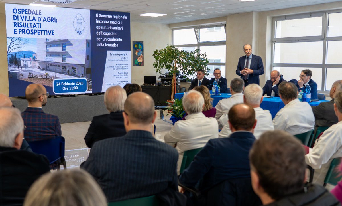 Oggi all’Ospedale di Villa d’Agri dove ho incontrato gli operatori sanitari.

Come <a href="/regbasilicata/">Regione Basilicata</a> stiamo investendo 11mln€ per il nuovo padiglione che ospiterà 108 posti letto e reparti all’avanguardia.

Continuiamo a potenziale la sanità lucana sempre più vicina ai cittadini.