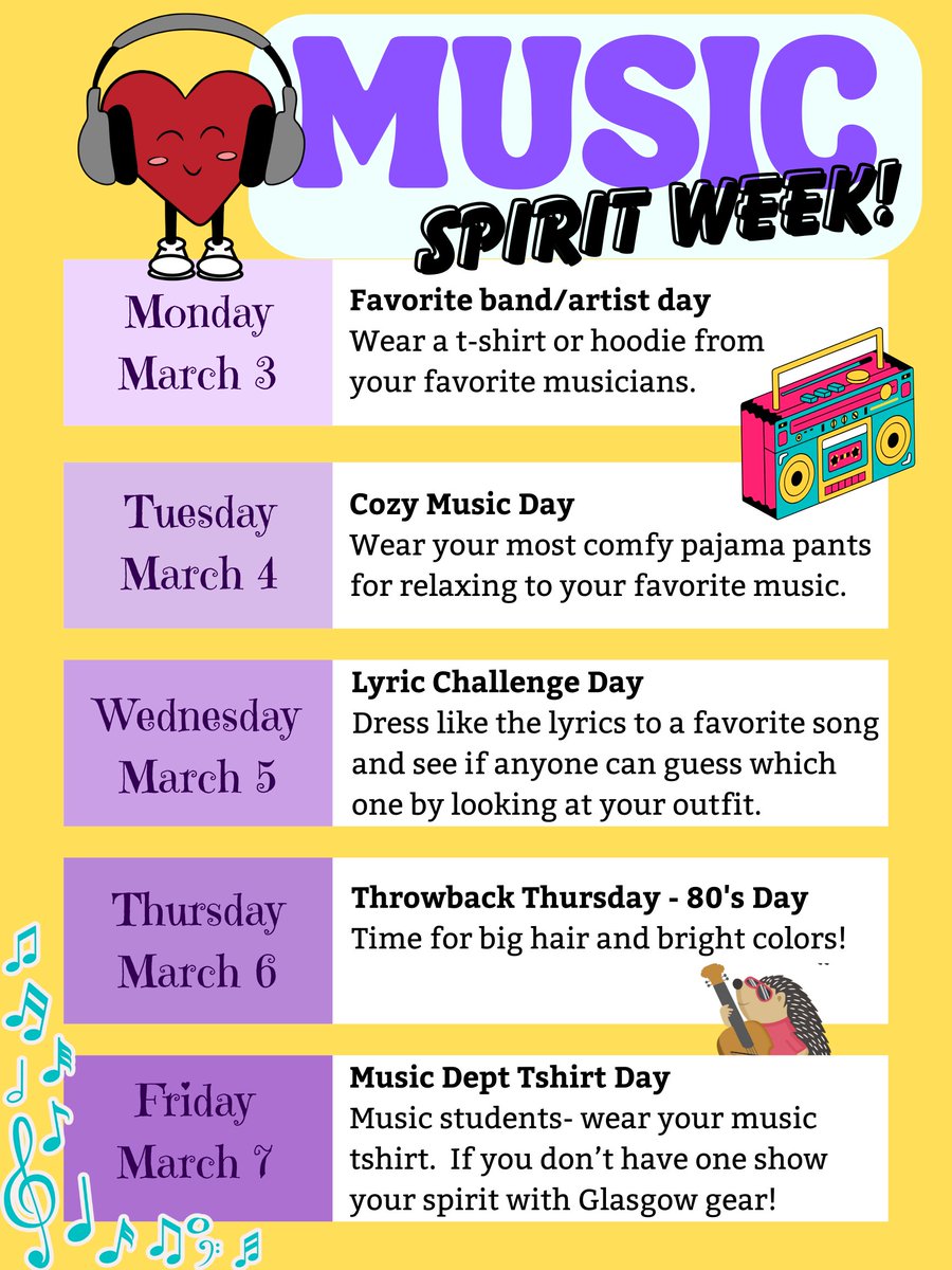 Glasgow MS (@glasgowms) on Twitter photo ๐ผ๐น๐ถGet Ready! Get Ready! Music in Our Schools Month begins 3/1! ๐ธ๐ท๐ชLet's join in the fun with Music Spirit Week!! ๐ถ๐ต <a href="/fcpsnews/">Fairfax Schools ๐</a> <a href="/FCPSR2/">FCPS Region 2</a> <a href="/FCPS_TitleI/">FCPS Title I</a> <a href="/FCPSfinearts/">FCPS Fine Arts</a> ๐ผ๐น๐ถGet Ready! Get Ready! Music in Our Schools Month begins 3/1! ๐ธ๐ท๐ชLet's join in the fun with Music Spirit Week!! ๐ถ๐ต <a href="/fcpsnews/">Fairfax Schools ๐</a> <a href="/FCPSR2/">FCPS Region 2</a> <a href="/FCPS_TitleI/">FCPS Title I</a> <a href="/FCPSfinearts/">FCPS Fine Arts</a>