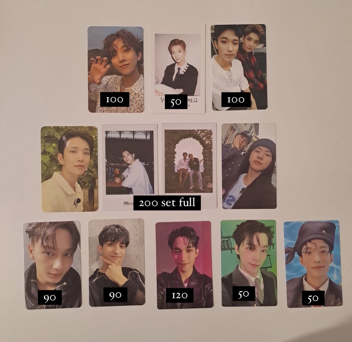 enhypen seventeen satış
fiyatlar üzerinde yazıyor dm atabilirsiniz