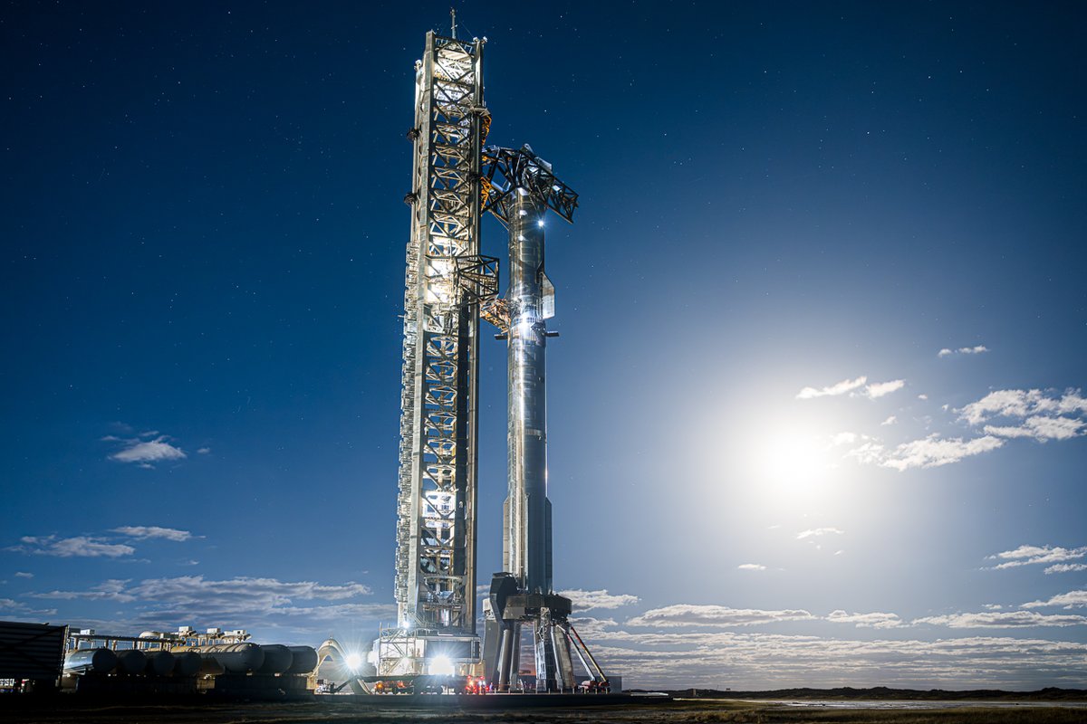 johnkrausphotos's tweet image. Starship Flight 8 is scheduled for no earlier than Friday, February 28