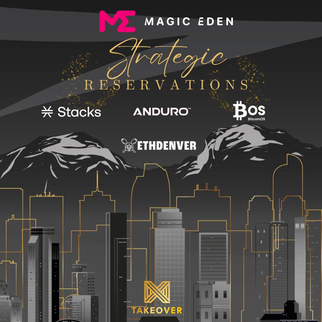 Hosting a fancy steak dinner for the real ones.

ETH Denver <a href="/FourSeasons/">Four Seasons Hotels</a> ✨

Who wants in??