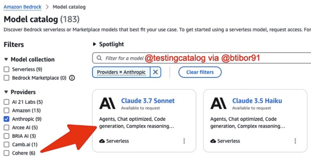 geertjansloos's tweet image. Claude 3.7 Sonnet, Anthropic most advanced AI yet, will debut at Amazon’s event AWS Bedrock on Feb 26, 2025

Introduces “extended thinking,” allowing users to switch between fast responses and deep reasoning for complex problem-solving.