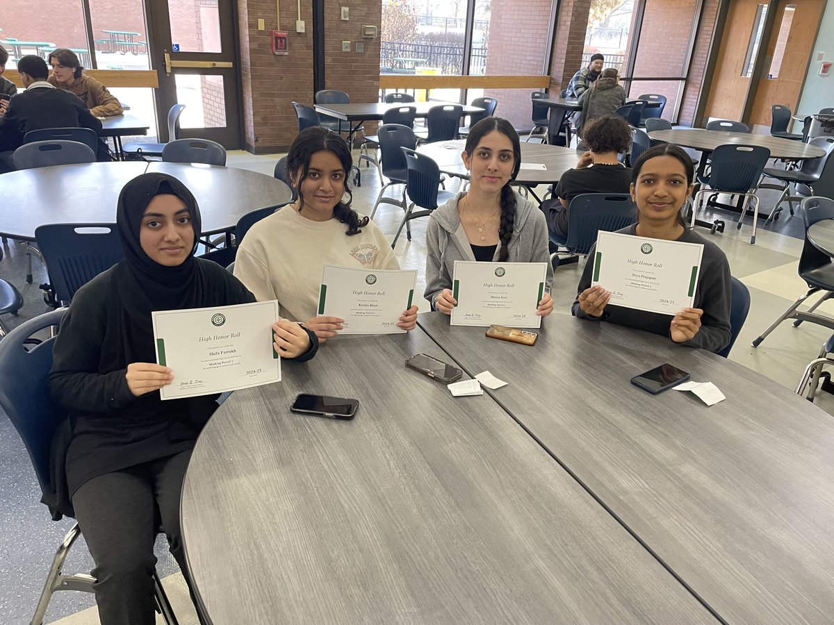 Cheers to another marking period and another fantastic group of achievers! 🎉 We celebrated our amazing students who made the high honor roll with a special honor roll breakfast.