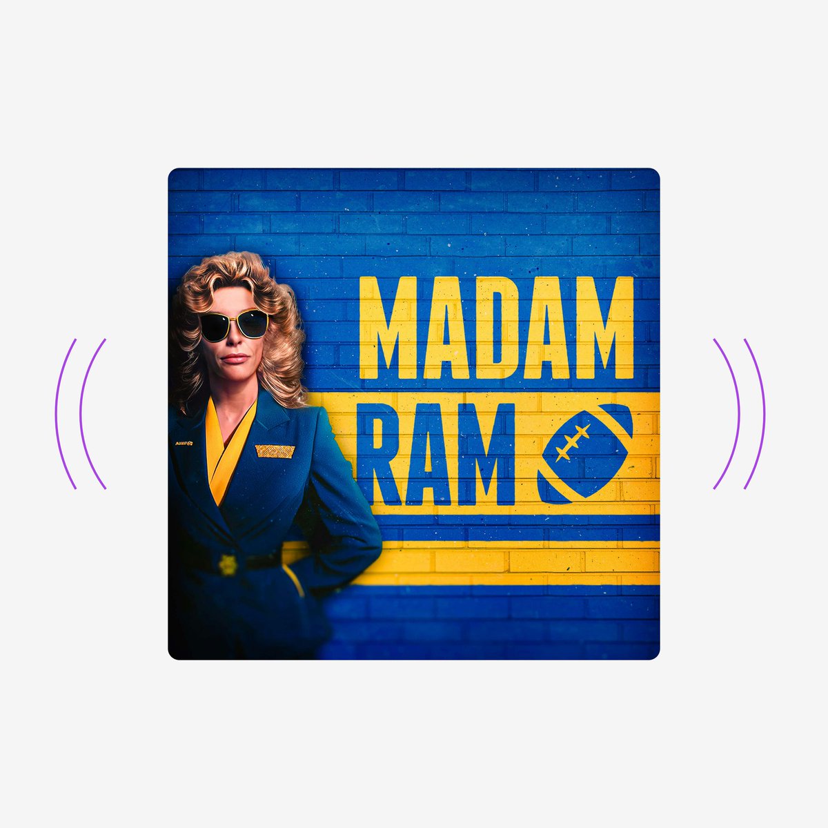 Apple Podcasts (@applepodcasts) on Twitter photo Let us introduce you to Madam Ram. 🐏
<a href="/QCODEmedia/">QCODE 🎧</a> tells the story of the real-life woman (played by Toni Collette) who went from aspiring opera singer to unlikely football team owner, & how she became one of the most polarizing figures in modern sports.
apple.co/MadamRam Let us introduce you to Madam Ram. 🐏
<a href="/QCODEmedia/">QCODE 🎧</a> tells the story of the real-life woman (played by Toni Collette) who went from aspiring opera singer to unlikely football team owner, & how she became one of the most polarizing figures in modern sports.
apple.co/MadamRam