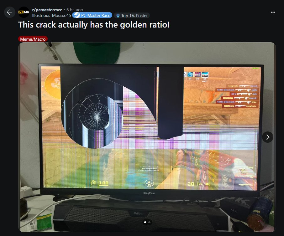 paulbatistta's tweet photo. Monitor do cara quebrou na Sequência de Fibonacci. https://t.co/4W64Fri6XR