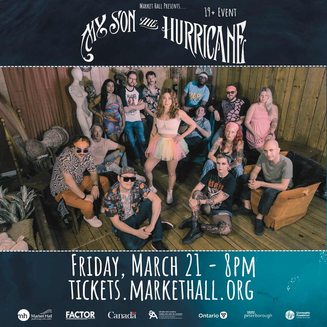 My Son The Hurricane, the multi horn, multi drummer brass funk beast, is back to blow you away on Friday, March 21 at 8 pm. Tickets are on sale now so get yours before they sell out!

Ages 19+

tickets.markethall.org/myson25