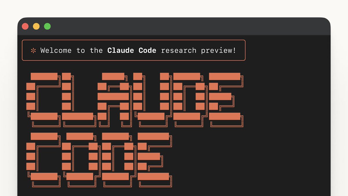 We're opening limited access to a research preview of a new agentic coding tool we're building: Claude Code.

You'll get Claude-powered code assistance, file operations, and task execution directly from your terminal.

Here’s what it can do: