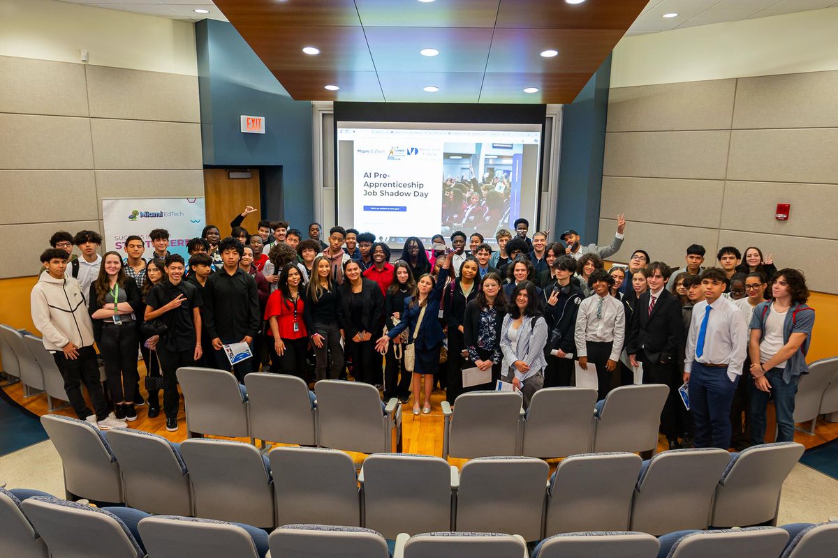 Miami NAF (@nafmiami) on Twitter photo Our AOIT students had an incredible experience at the AI & Cybersecurity Job Shadow Day event last week! 🤖🔐 Huge thanks to all the professionals who shared their knowledge and inspired our future tech leaders! #YourBestChoiceMDCPS #BeFutureReady <a href="/MDCollege/">Miami Dade College</a> Our AOIT students had an incredible experience at the AI & Cybersecurity Job Shadow Day event last week! 🤖🔐 Huge thanks to all the professionals who shared their knowledge and inspired our future tech leaders! #YourBestChoiceMDCPS #BeFutureReady <a href="/MDCollege/">Miami Dade College</a>