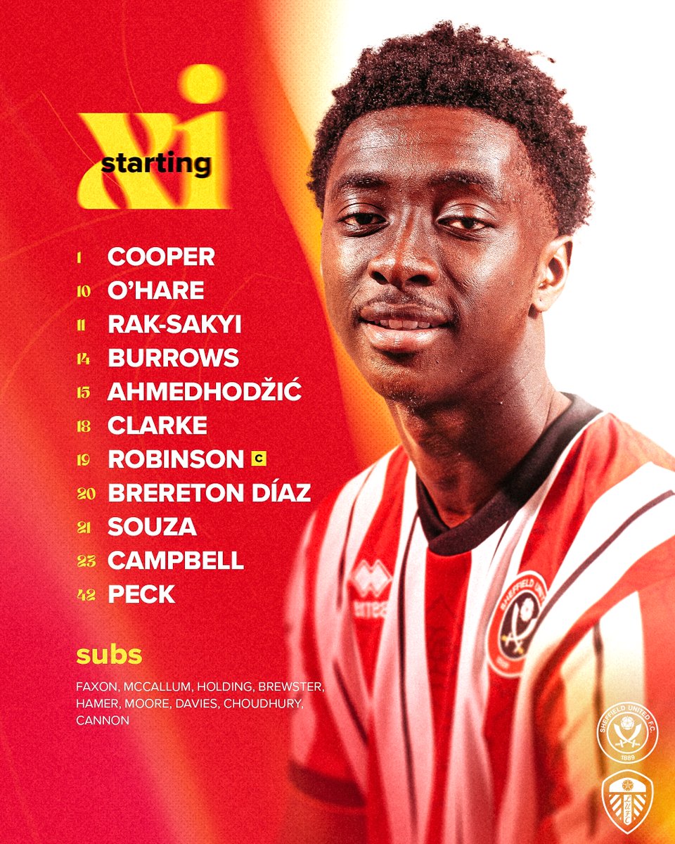 Our #SHULEE starters 📋

Gus, Kieffer and Tom Cannon are all fit enough for the bench ✅
