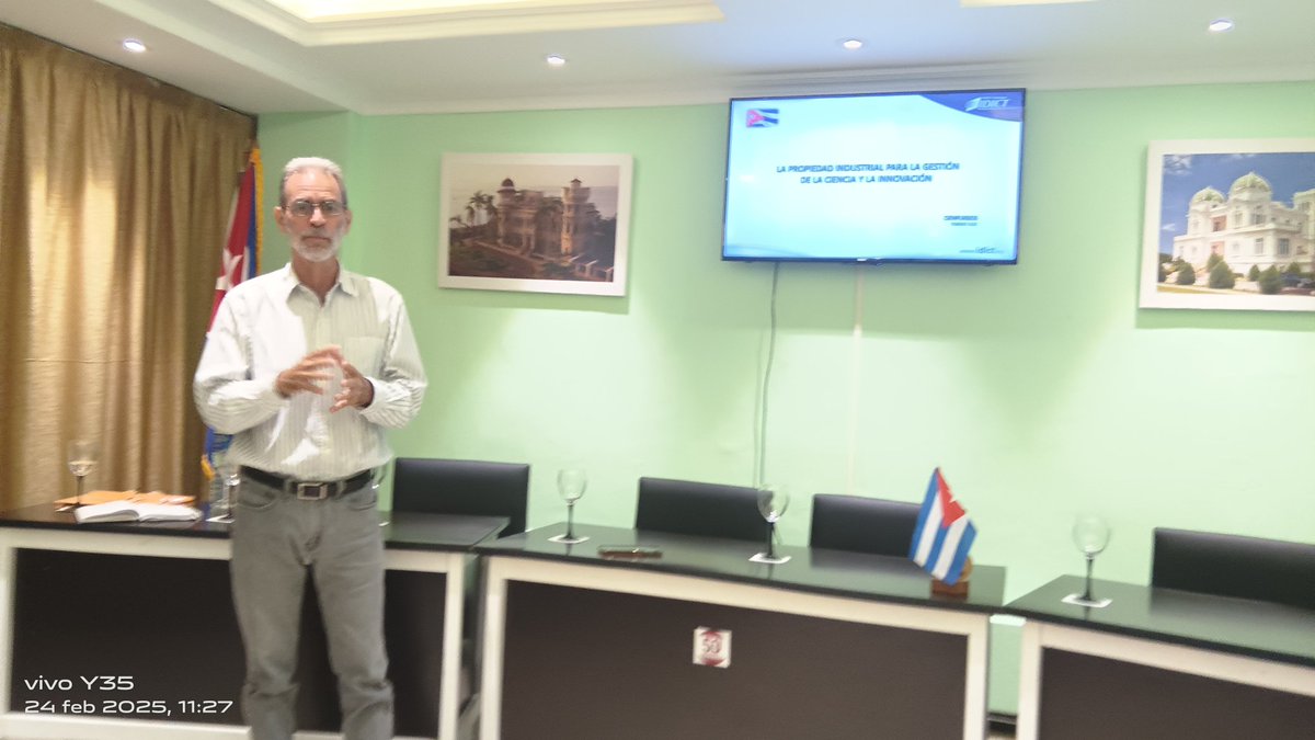 MayrelFuentes's tweet photo. 📌📌Conferencia sobre Propiedad industrial en Taller sobre SGGCI, como parte del PNAP de la Delegación #Cienfuegos, con los especialistas municipales del CITMA e invitados. @ArmandoRguezB @adianez_taboada @AndreaArmasRodr @citmacuba @cruz_dayamy @Ruberdanis23361 https://t.co/SbqzrjZ0Nf