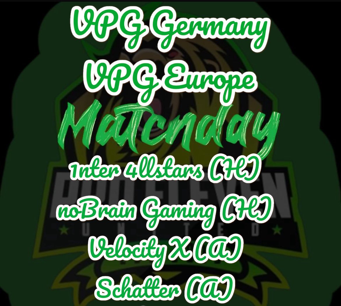 Heute ist wieder Spieltach!!!
<a href="/_vpggermany/">VPG Germany</a> <a href="/VPGEurope/">Virtual Pro Gaming | Europe</a> <a href="/VelocityX25/">Velocity X</a>