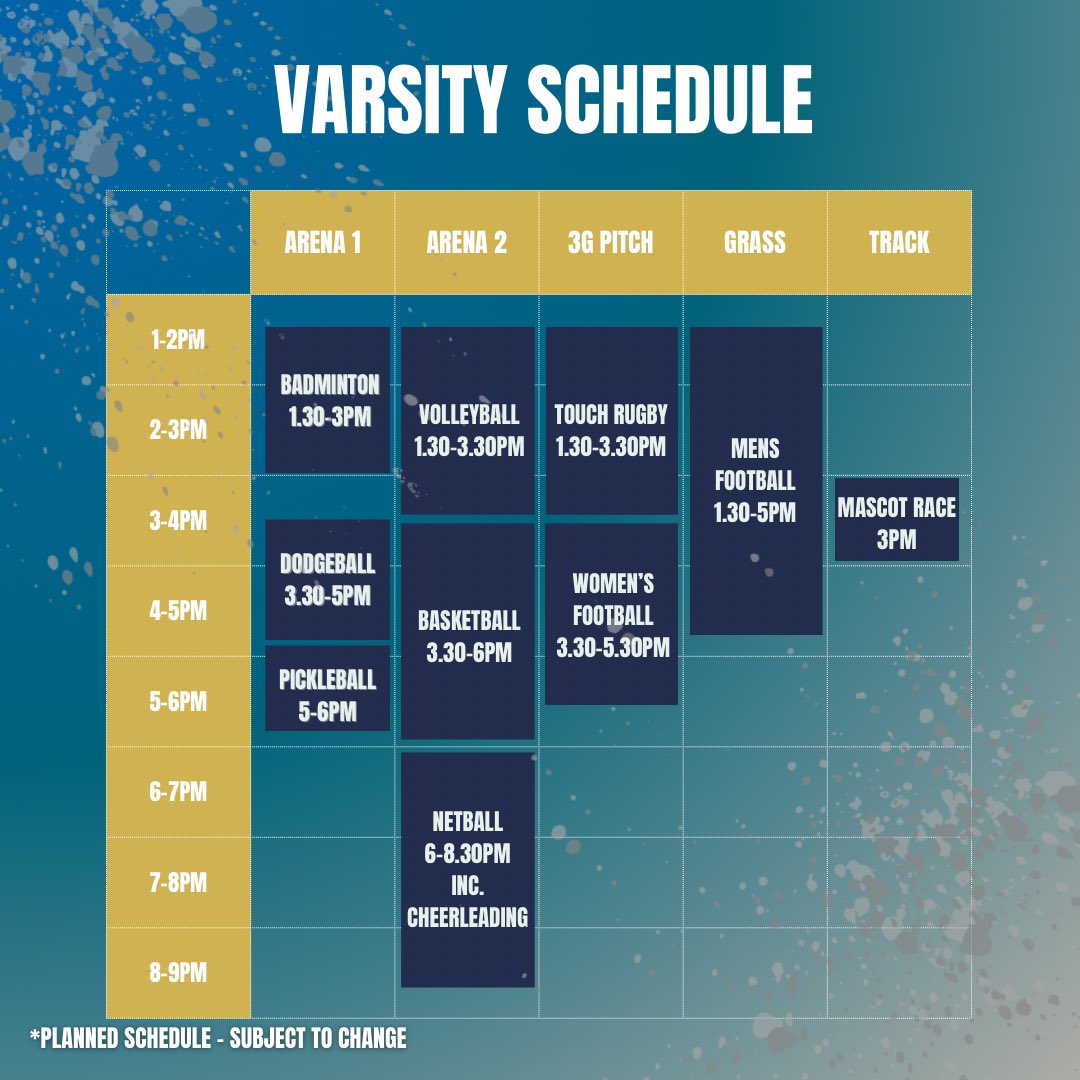 Exciting news! Varsity is back at Walsall Campus! Cheer on #TeamWLV with the ultimate Varsity Ticket including Sports, a trip to Barbara’s Bier Bar and an exclusive Varsity 2025 T-shirt! 🎟️ Don't miss out! #Varsity2025 🎉