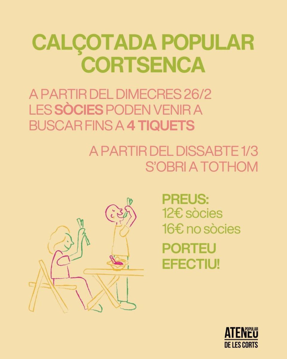 Ateneu Popular de Les Corts tweet media