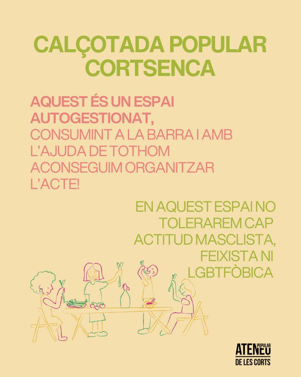 Menys d'un mes per un dels dies més esperats a les Corts! Això és tot el que us cal saber si voleu assistir a la calçotada popular cortsenca 👇