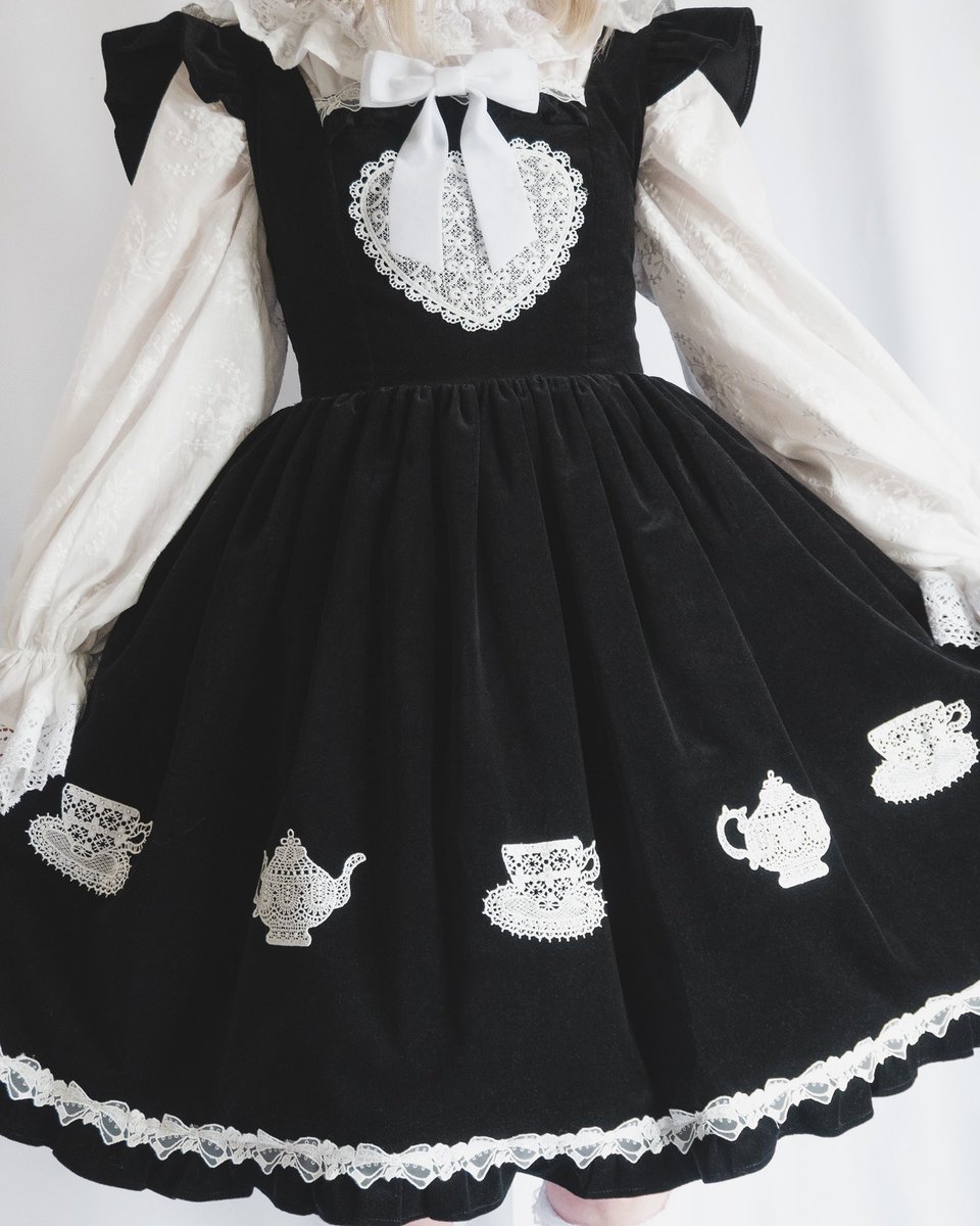 Exciting news! Our first spring release is here—meet the “Tea Party” set! A velvet pinafore dress, lace-adorned headpiece, and a floral-embroidered cotton blouse.
More colors coming soon!

Details drop on our blog Feb 28, pre-orders open March 3. Stay tuned!