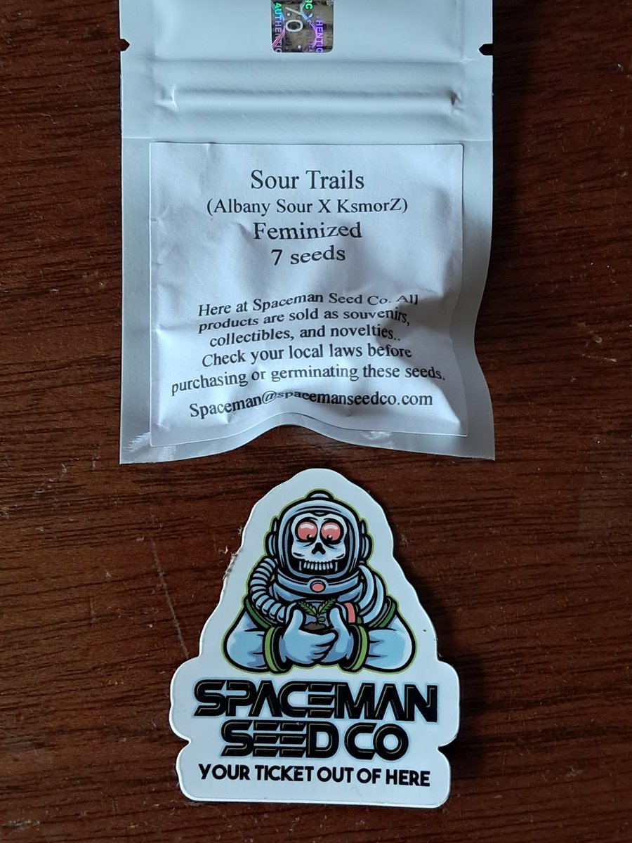 Thank you so much <a href="/SpacemanSeedCo/">Spaceman Seedco</a>  for the great prize.