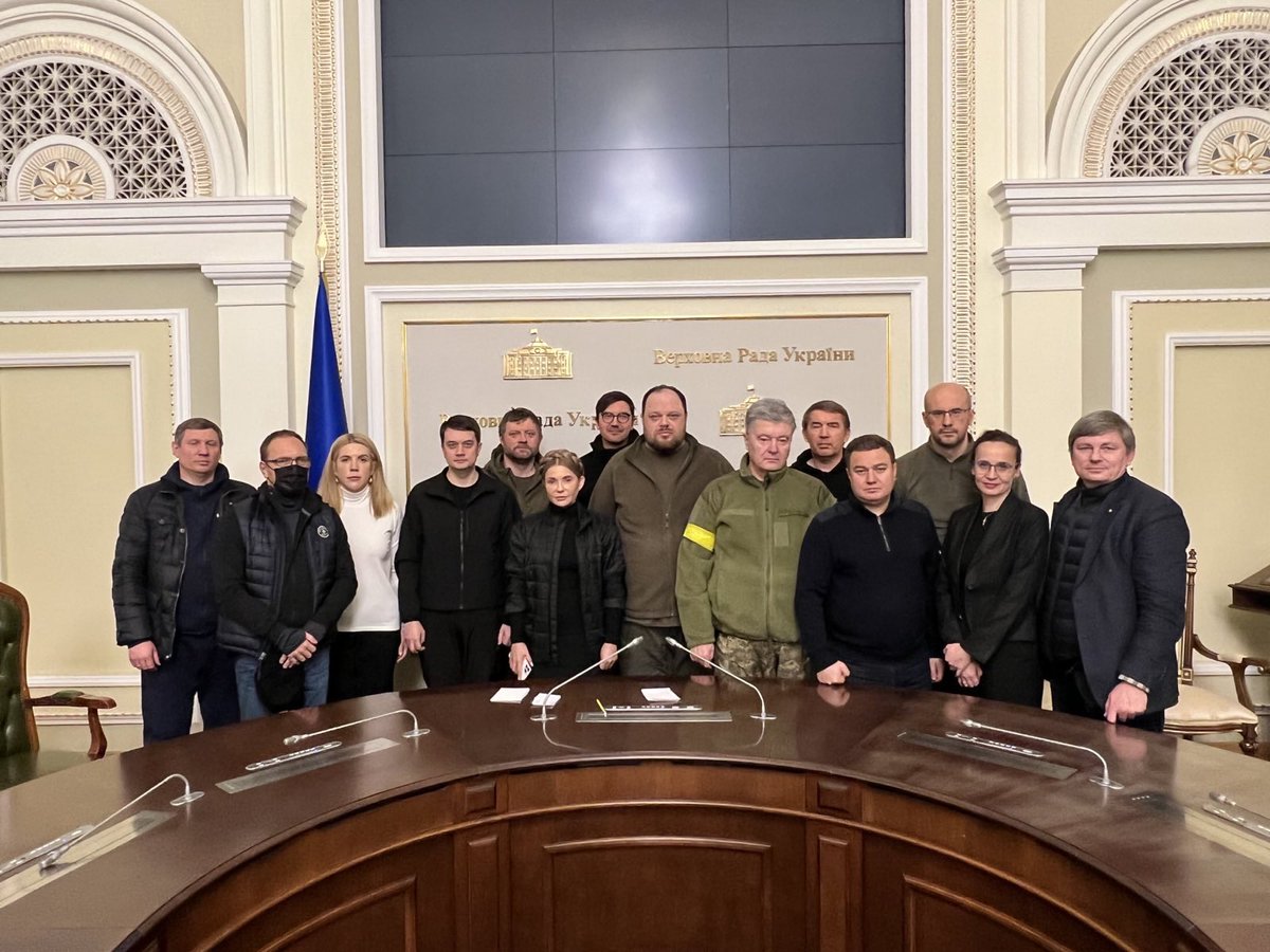 11 years of #RussianUkrainianWar and 3 years of full scale invasion. In 🇺🇦 we have no doubts who is aggressor&amp;killer, who must be punished and pay for #RussianWarCrimes - russia and its leader putin. Our power in unity! as 3 years ago on photo in Verhovna Rada