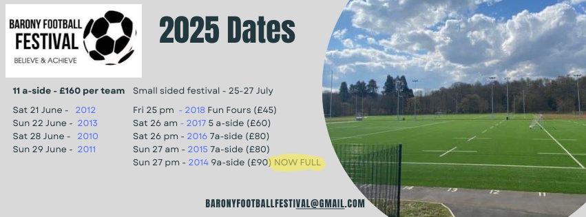 Barony Youth Football Festival tweet media