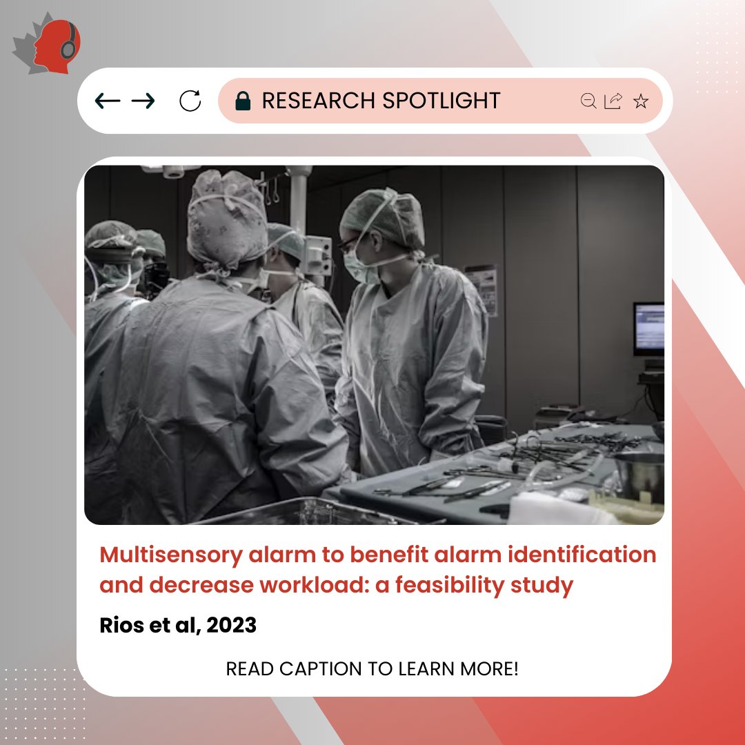Could multisensory alarms reduce alarm fatigue? A system using sound + vibrations lowered workload without hurting performance—though partial integration seemed best.

Read more: linkhttps://link.springer.com/article/10.1007/s10877-023-01014-4