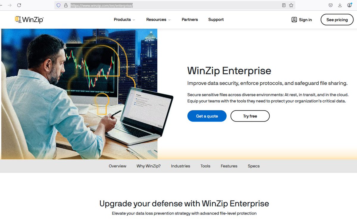TheSurenk's tweet photo. Wow.. really?? #Winzip actually has an Enterprise Plan 
https://t.co/hbCo5niJNK https://t.co/ks0BQuW1a6