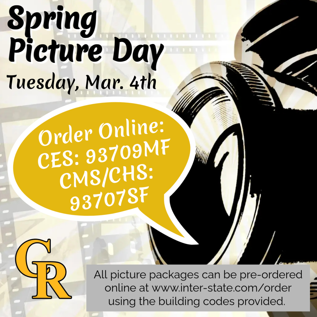 Mark your calendars for Tuesday, March 4th for Spring Picture Day at CLSD. Pre-order online at inter-state.com/order using your building specific code. 

crestviewlocal.k12.oh.us/quicklinks/new…