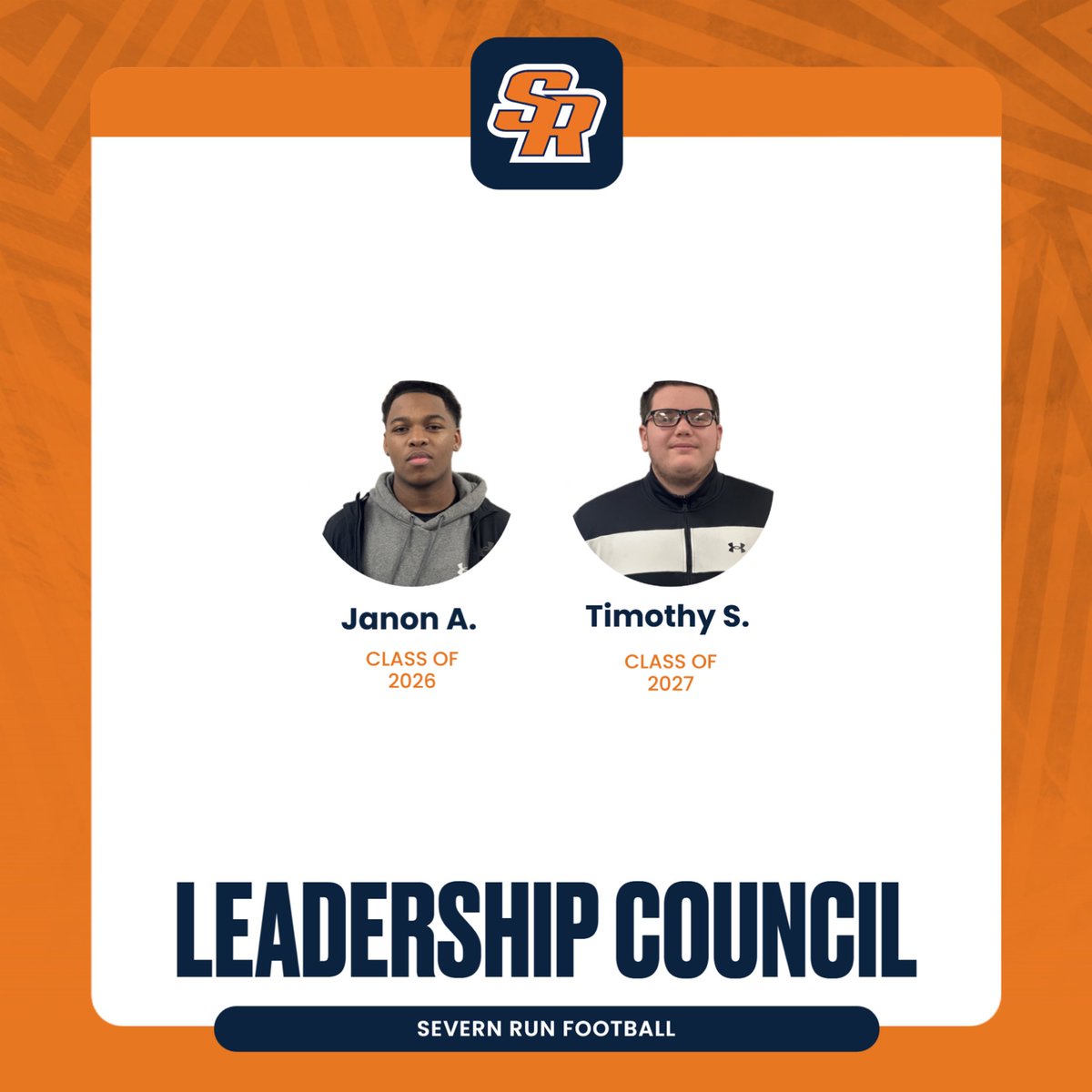 Congratulations to this amazing crew for making our Severn Run Football Leadership Council! Excited to see the leadership and positive impact you’ll bring to our team! #Leadersofthepack