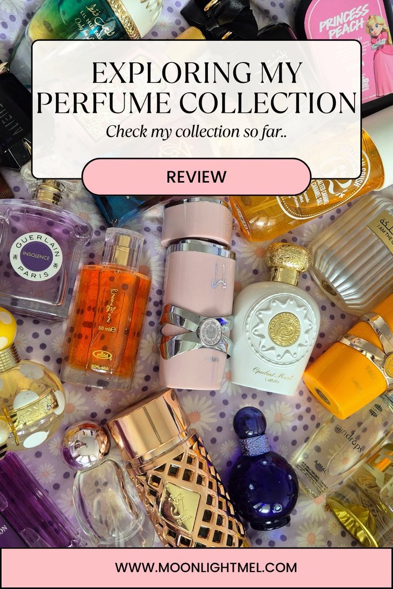 revertessence's tweet image. New Post: Exploring My Perfume Collection ( so far )

moonlightmel.com/2025/02/explor…

#BloggersHutRT #bbloggers #bblogrt #theclqrt
@BloggersHut @BloggersTribe @_TeamBlogger #teamblogger #perfume #arabicperumes