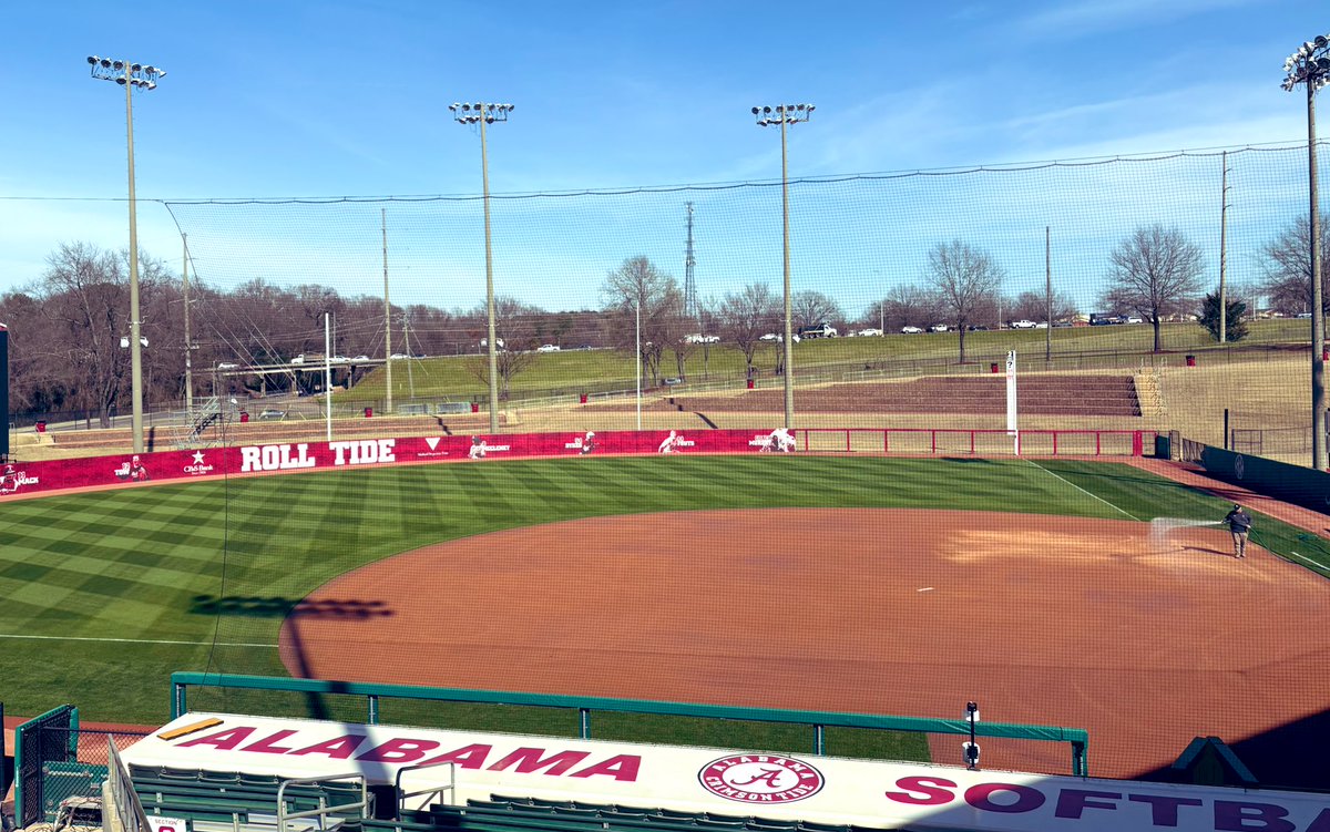 Patrick Murphy (@uacoachmurphy) on Twitter photo HOME AGAIN this weekend …
#BAMASB 🥎 5 games on tap
Fri 4 pm DH <a href="/BrookeEllestad/">Brooke Ellestad</a> Day!
Sat 11 am DH <a href="/catelyn_hays/">Catelyn Riley</a> Day!
Sun 1 pm
Much better weather ☀️☀️☀️🙌🏼 HOME AGAIN this weekend …
#BAMASB 🥎 5 games on tap
Fri 4 pm DH <a href="/BrookeEllestad/">Brooke Ellestad</a> Day!
Sat 11 am DH <a href="/catelyn_hays/">Catelyn Riley</a> Day!
Sun 1 pm
Much better weather ☀️☀️☀️🙌🏼