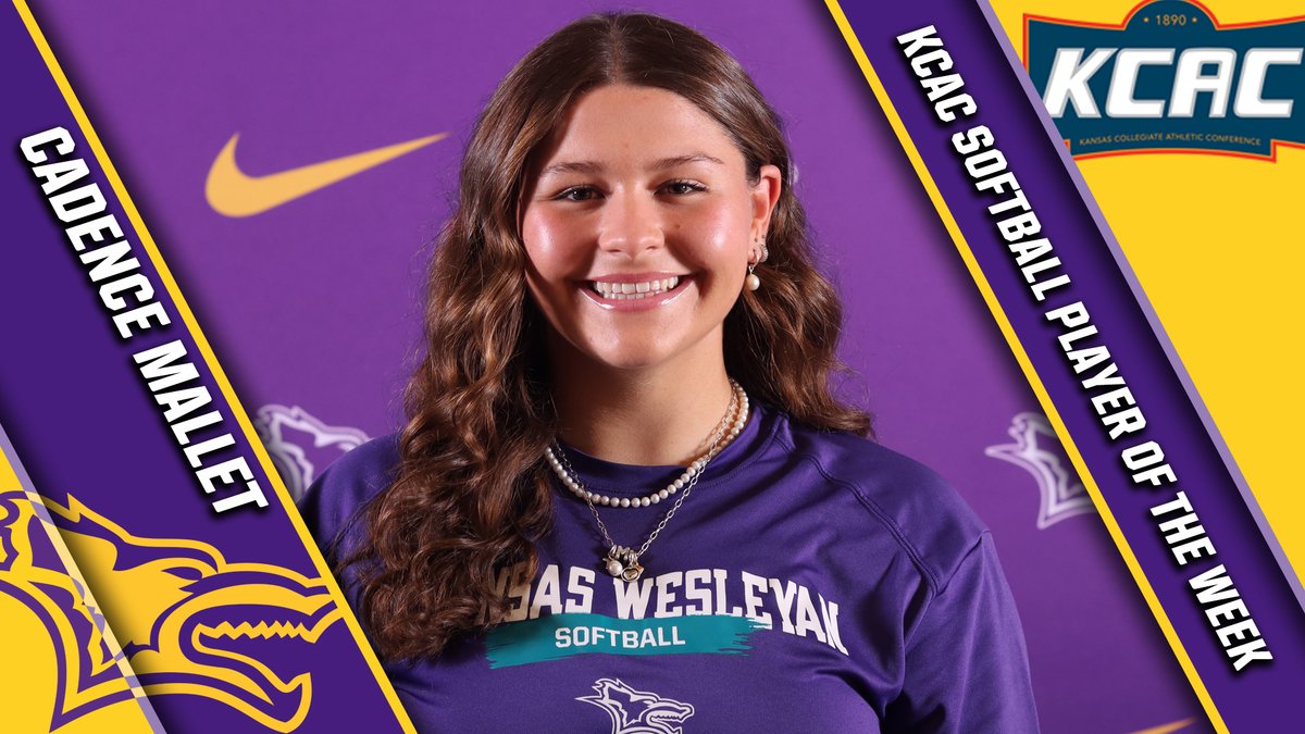 SB | <a href="/KWUSoftball/">KWU Softball</a>'s <a href="/cadence_mallet/">Cadence Mallet</a> has been selected as the KCAC Softball Player of the Week -- kwucoyotes.com/news/2025/2/24…