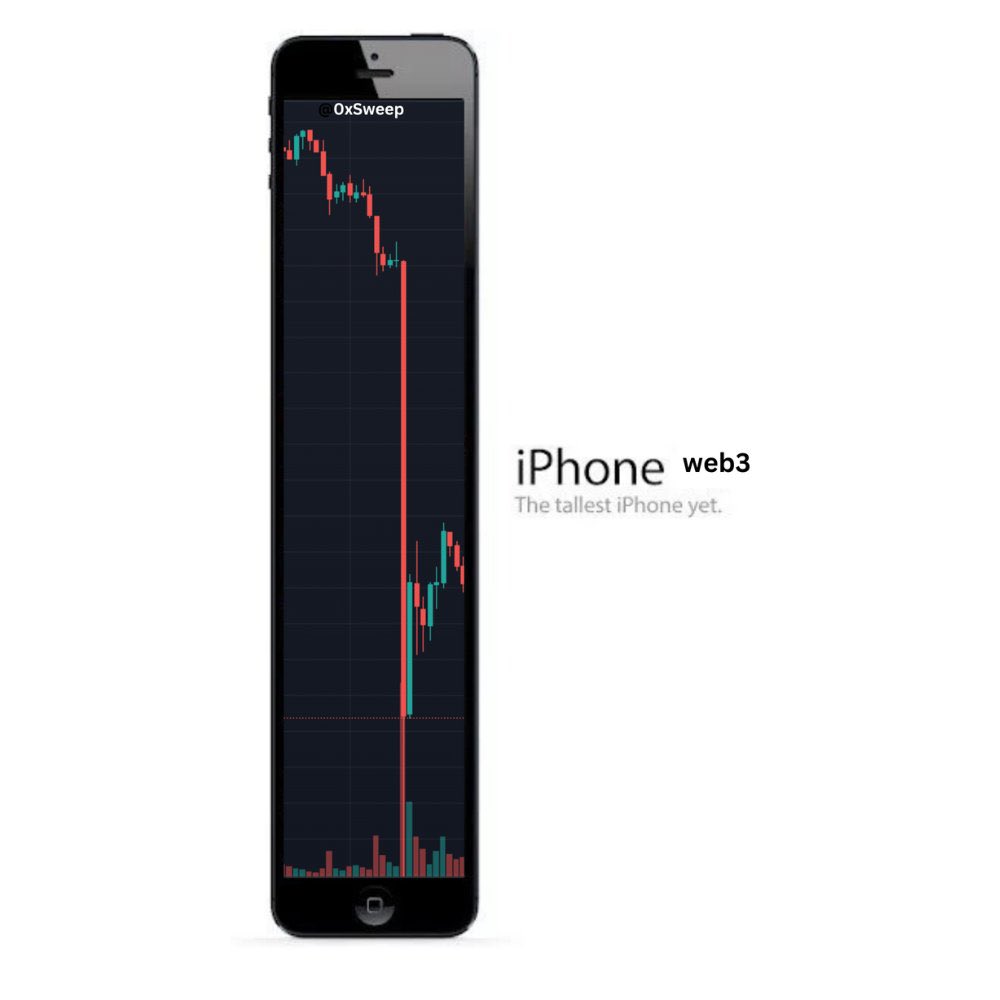 a phone for crypto traders so they can see the whole dip without scrolling 😭