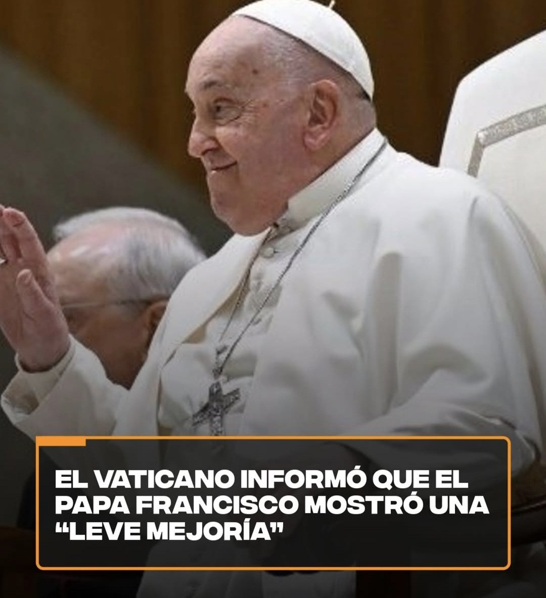 El Vaticano informó que el papa Francisco mostró una “leve mejoría”

La Santa Sede brindó nuevos detalles de la salud del pontífice argentino y aseguró que la insuficiencia renal que sufre “no es preocupante”
