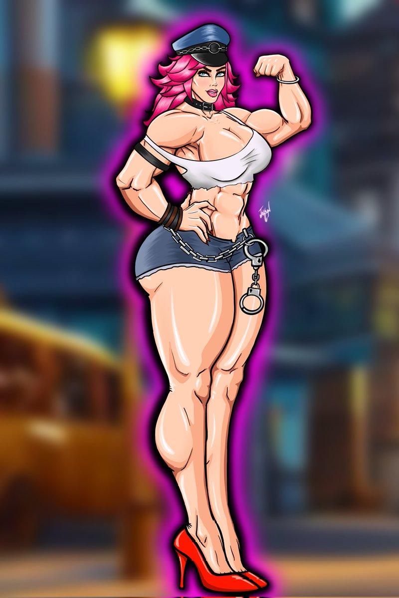 P O I S O N
Enjoy my latest piece, decided to give them a more buff animated look.
Hats off to one of the first Intersex Video Game Characters ever created.
Enjoy!

Strength, Beauty, Power
Jak
Comms are open, drop some comments.
#Poison #Fanarts #capcomspotlight #StreetFighter