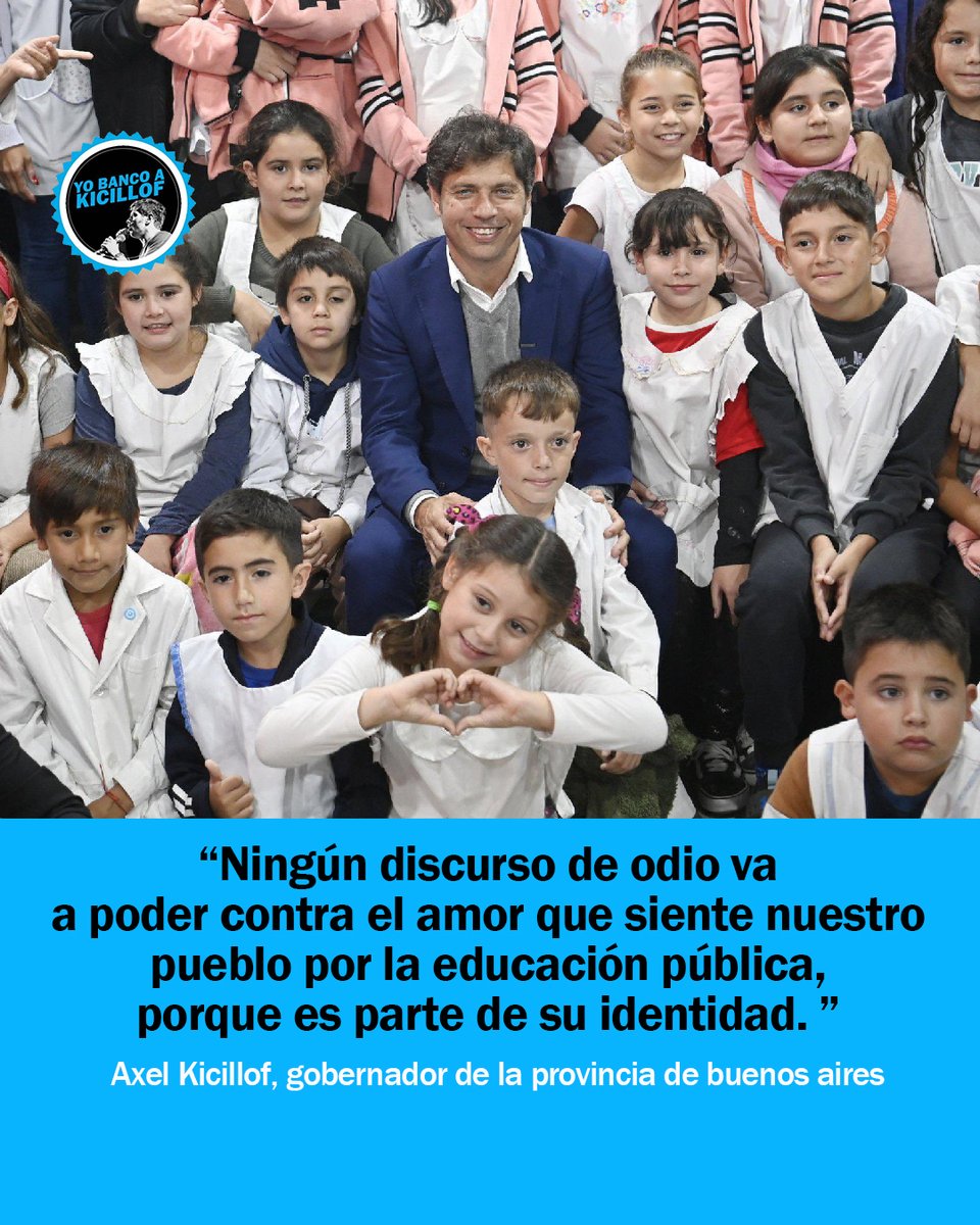 Por sexto año consecutivo, en la Provincia comenzaron el ciclo lectivo a término 🎒

<a href="/Kicillofok/">Axel Kicillof</a> 💙