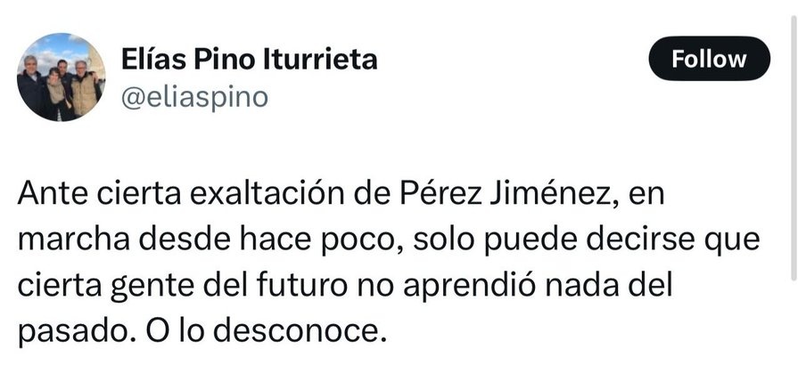 Creo que no tiene mucha moral cuando firmó un manifiesto de bienvenida a Fidel, cuando este ya tenía décadas matando Sr. Historiador. 
Espero que los libros de historia de Venezuela en el futuro, no los escriba gente soberbia, de egos y de pocos créditos que abunda en Vzla