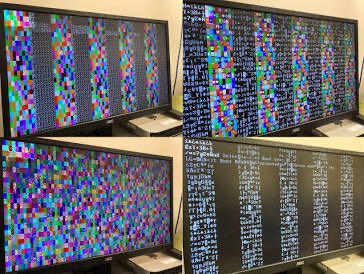 wormzbugz's tweet image. Guys I just realized, doesn’t this pattern look like. VERY similar to when a computer has its RAM taken out while the screen is still on? Like has anyone pointed this out yet?