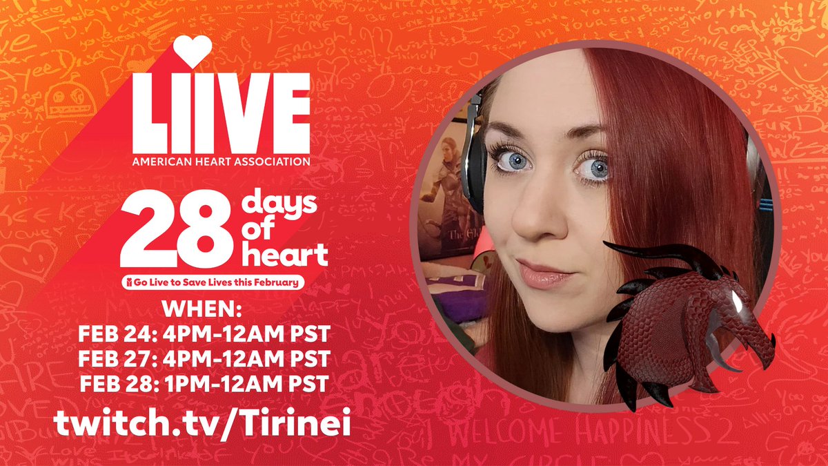 I'm raising money for <a href="/American_Heart/">American Heart Association</a> this week! Join me for some heart themed silliness, walking on stream, giveaways and more!