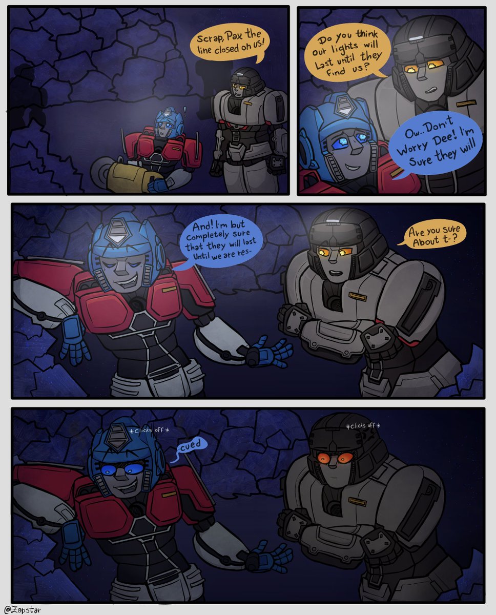Zapstar's tweet photo. Very silly comic that took me like 3 months
#transformersone  #tfone #dpax https://t.co/sJQM1x4Hve