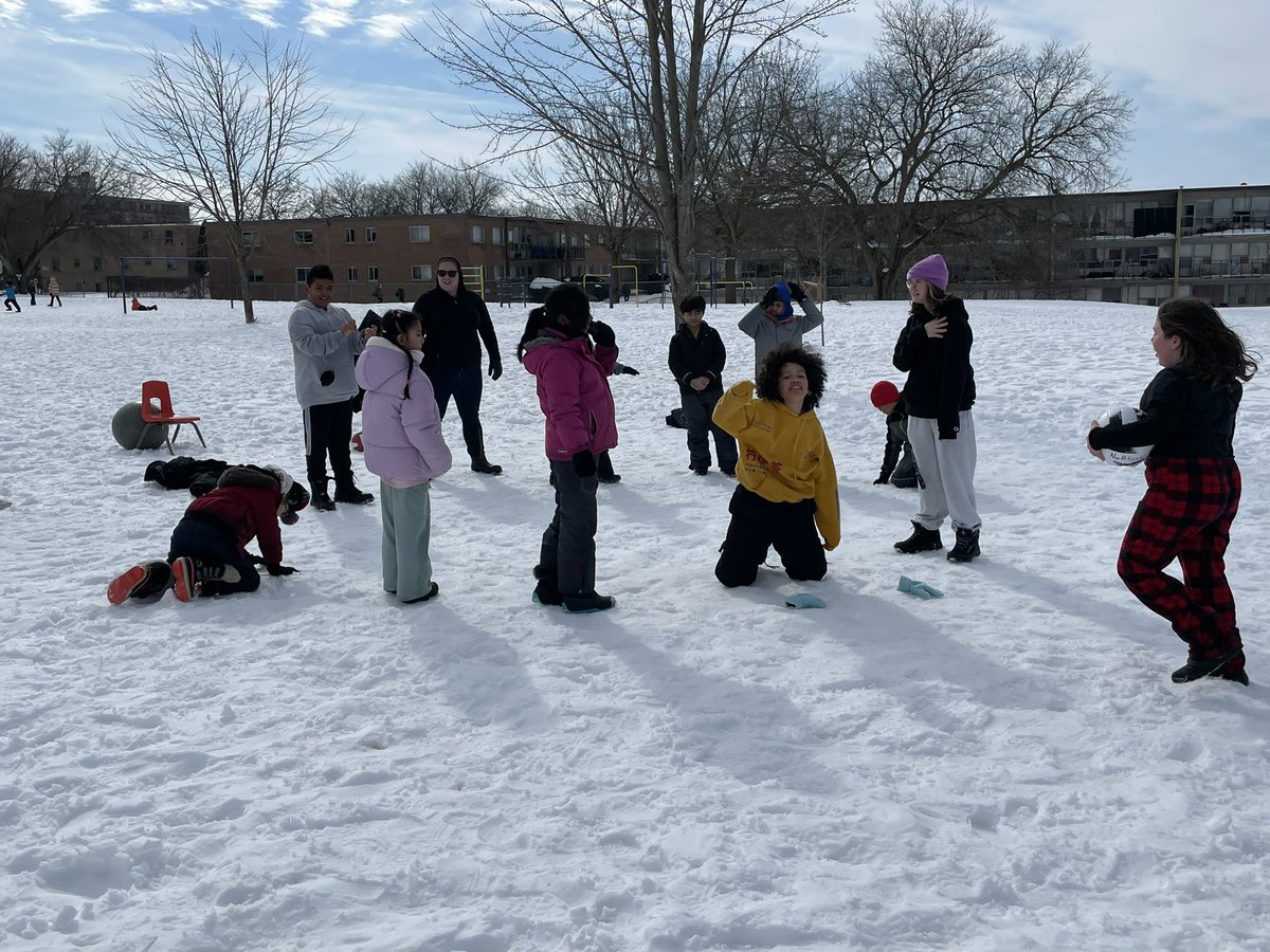 Snow Play Day at Northbrae! So much outdoor fun had by everyone!