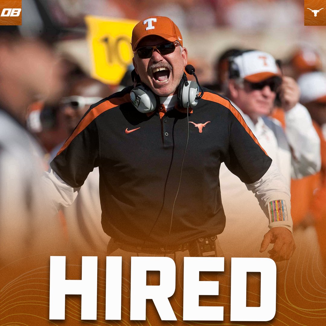 BREAKING: Texas has Hired Veteran DB's Coach Duane Akina to replace Terry Joseph. 
(Sources Tell <a href="/AnwarRichardson/">Anwar Richardson</a>)

Akina spent more than a decade with the Horns from 2001-2013. He coached at Arizona last season.
texas.forums.rivals.com/threads/duane-…